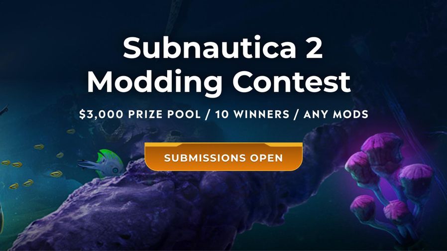 Subnautica 2 CurseForge Modding Contest banner